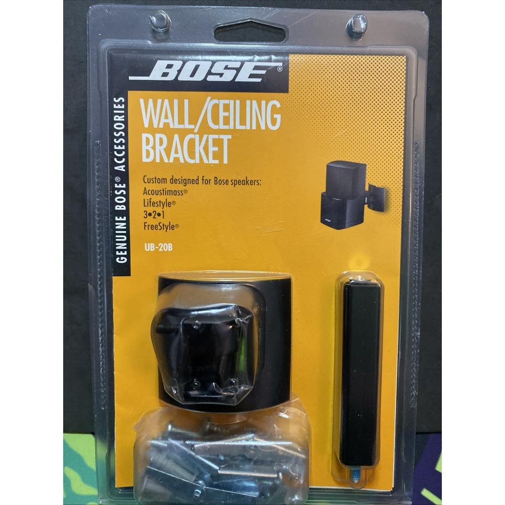 BOSE UB-20B Wall/Ceiling Bracket Speaker Mount Black New Factory Sealed A1